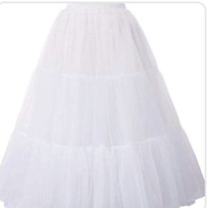 White Tulle Petticoat